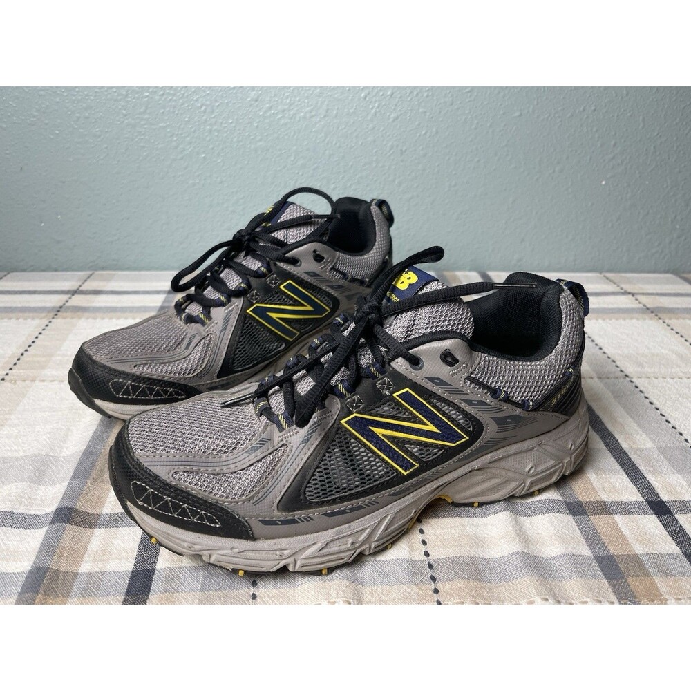 Men's New Balance Trail Running Shoes Size 9.5 D MT510GY2 Gray, Yellow